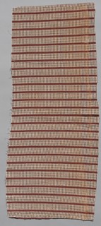 Roller Printed Cotton Textile, 19th century. America, 19th century. Plain cloth, roller printed:
