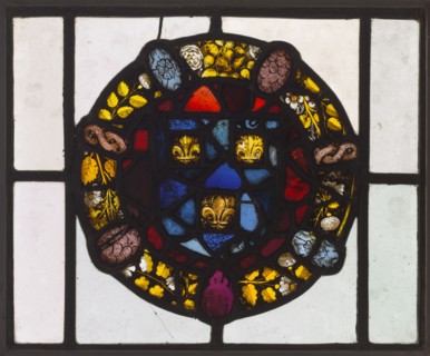 Panel, 1500s. England, 16th century. Pot-metal and white glass, silver stain; overall: 41.6 x 51.1