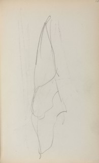 Italian Sketchbook; Sail (page 70), 1898-1899. Maurice Prendergast (American, 1858-1924). Pencil;