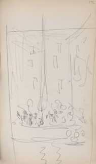 Italian Sketchbook: Boat with Figures (page 172), 1898-1899. Maurice Prendergast (American,