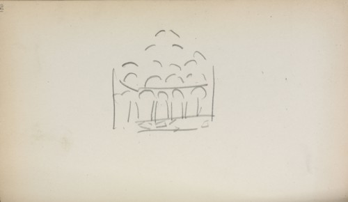 Italian Sketchbook: San Marco (page 186), 1898-1899. Maurice Prendergast (American, 1858-1924).
