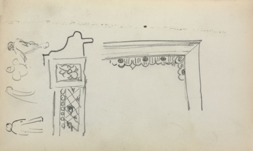 Italian Sketchbook: Architectural Details and Figures (page 199), 1898-1899. Maurice Prendergast