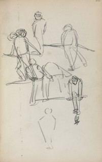 Italian Sketchbook: Figures (page 200), 1898-1899. Maurice Prendergast (American, 1858-1924).