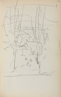 Italian Sketchbook: Landscape (page 116), 1898-1899. Maurice Prendergast (American, 1858-1924).