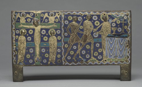 Plaque from a Chasse for Relics of Saint Thomas Becket, 1220-1225. And workshop Master G. Alpais