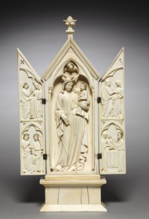 Triptych: The Life of the Virgin, c. 1325-1350. France, Lorraine?, or Austria?, Gothic period, 14th