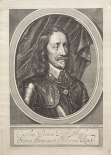 Charles I. William Faithorne (British, 1616-1691). Engraving