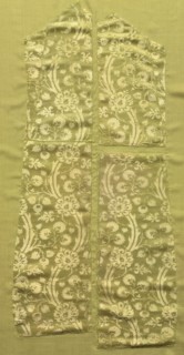 Fragment of a Chasuble, 1400-1420. Italy, beginning of the 15th century. Velvet (cut and voided);