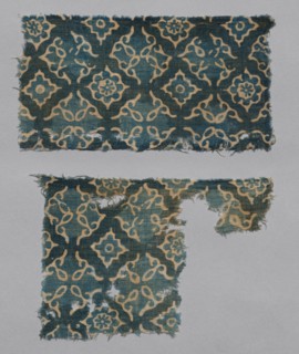 Fragments, 1100s - 1300s. India, 12th-14th century. Plain cloth, resist dyed; cotton; average: 19.4