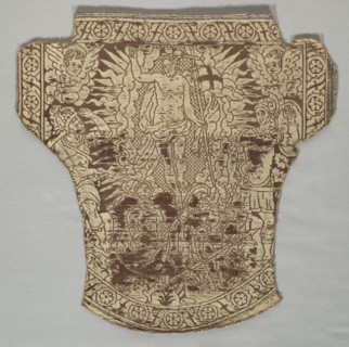 Textile Fragment, 1450-1499. Italy, Florence, second half of 15th century. Lampas weave; silk and