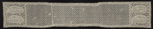 Head Veil, late 1800s. India, Lucknow, late 19th century. Embroidery (chikan) and drawnwork;
