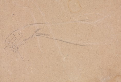 Verona Sketchbook: Right hand (page 3), 1760. Francesco Lorenzi (Italian, 1723-1787). Black chalk