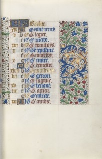 Book of Hours (Use of Rouen): fol. 10r, c. 1470. Master of the Geneva Latini (French, active Rouen,