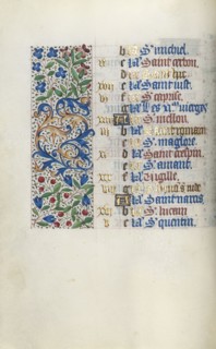 Book of Hours (Use of Rouen): fol. 10v, c. 1470. Master of the Geneva Latini (French, active Rouen,