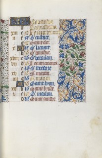 Book of Hours (Use of Rouen): fol. 111r, c. 1470. Master of the Geneva Latini (French, active