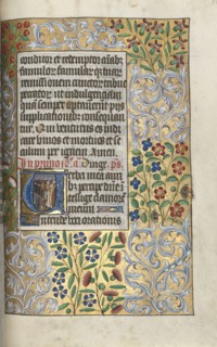 Book of Hours (Use of Rouen): fol. 110r, Mass for the Dead in Initial, c. 1470. Master of the