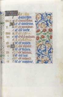 Book of Hours (Use of Rouen): fol. 12r, c. 1470. Master of the Geneva Latini (French, active Rouen,