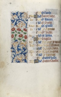 Book of Hours (Use of Rouen): fol. 12v, c. 1470. Master of the Geneva Latini (French, active Rouen,