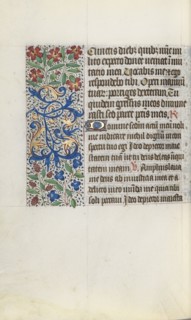 Book of Hours (Use of Rouen): fol. 124v, c. 1470. Master of the Geneva Latini (French, active