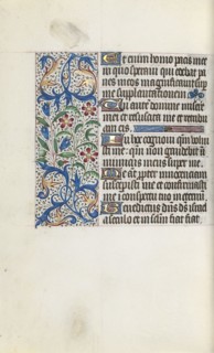 Book of Hours (Use of Rouen): fol. 128v, c. 1470. Master of the Geneva Latini (French, active