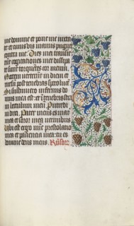 Book of Hours (Use of Rouen): fol. 131r, c. 1470. Master of the Geneva Latini (French, active