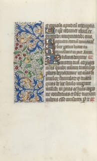 Book of Hours (Use of Rouen): fol. 145v, c. 1470. Master of the Geneva Latini (French, active