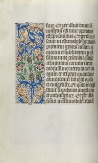 Book of Hours (Use of Rouen): fol. 19v, c. 1470. Master of the Geneva Latini (French, active Rouen,