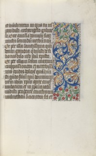Book of Hours (Use of Rouen): fol. 20r, c. 1470. Master of the Geneva Latini (French, active Rouen,