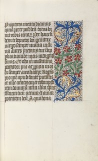 Book of Hours (Use of Rouen): fol. 24r, c. 1470. Master of the Geneva Latini (French, active Rouen,