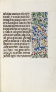 Book of Hours (Use of Rouen): fol. 25r, c. 1470. Master of the Geneva Latini (French, active Rouen,