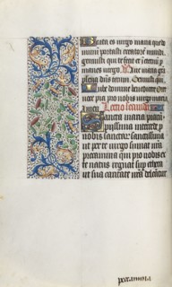 Book of Hours (Use of Rouen): fol. 35v, c. 1470. Master of the Geneva Latini (French, active Rouen,