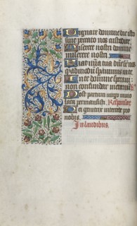 Book of Hours (Use of Rouen): fol. 38v, c. 1470. Master of the Geneva Latini (French, active Rouen,