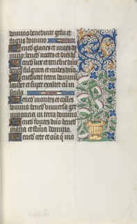 Book of Hours (Use of Rouen): fol. 43r, c. 1470. Master of the Geneva Latini (French, active Rouen,