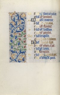 Book of Hours (Use of Rouen): fol. 6v, c. 1470. Master of the Geneva Latini (French, active Rouen,