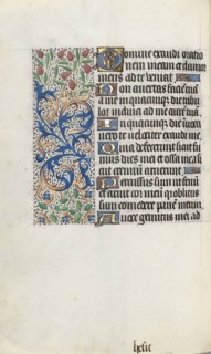 Book of Hours (Use of Rouen): fol. 87v, c. 1470. Master of the Geneva Latini (French, active Rouen,