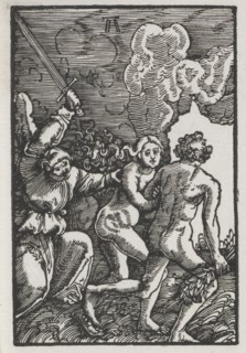 The Fall and Redemption of Man:  The Expulsion from Eden, c. 1515. Albrecht Altdorfer (German, c.