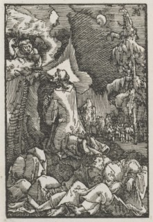 The Fall and Redemption of Man:  Christ on the Mount of Olives, c. 1515. Albrecht Altdorfer