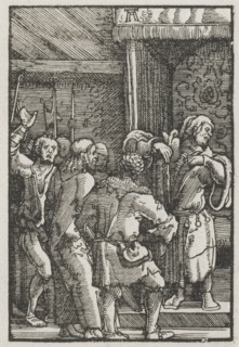 The Fall and Redemption of Man:  Christ before Caiaphas, c. 1515. Albrecht Altdorfer (German, c.