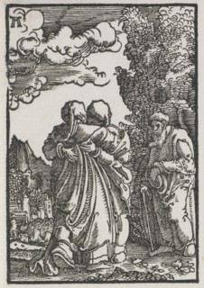 The Fall and Redemption of Man:  The Visitation, c. 1515. Albrecht Altdorfer (German, c. 1480-1538)