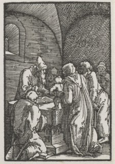 The Fall and Redemption of Man:  The Presentation of Christ in the Temple, c. 1515. Albrecht