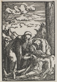 The Fall and Redemption of Man:  The Lamentation beneath the Cross, c. 1515. Albrecht Altdorfer