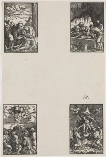 The Fall and Redemption of Man, c. 1515. Albrecht Altdorfer (German, c. 1480-1538). Woodcut