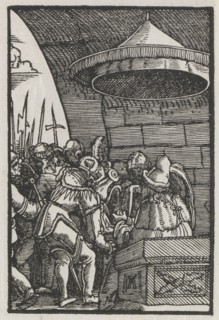 The Fall and Redemption of Man:  Pilate Washing his Hands, c. 1515. Albrecht Altdorfer (German, c.