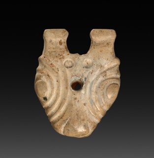 Bovine Mask with Capped Horns, 14th-10th Century BC. China, Shang dynasty (c.1600-c.1046 BC) -