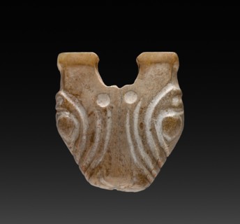 Bovine Mask with Capped Horns, 14th-10th Century BC. China, Shang dynasty (c.1600-c.1046 BC) -