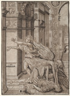 The Lovers Surprised by Death, 1510. Hans Burgkmair (German, 1473-1531). Chiaroscuro woodcut