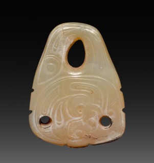 Pendant with Coiled Dragon and Fish, 10th-9th Century BC. China, Western Zhou dynasty (c. 1046-771
