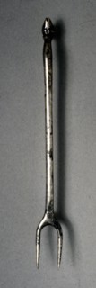 Fork with Animal Hoof Finial (Ornament), 300s. Byzantium, Syria?, early Byzantine period, 4th