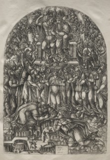 The Apocalypse:  An Innumerable Multitude Which Stand before the Throne, 1546-1556. Jean Duvet