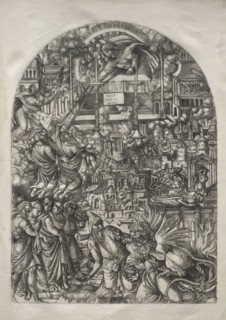 The Apocalypse:  The Measurement of the Temple, 1546-1556. Jean Duvet (French, 1485-1561).